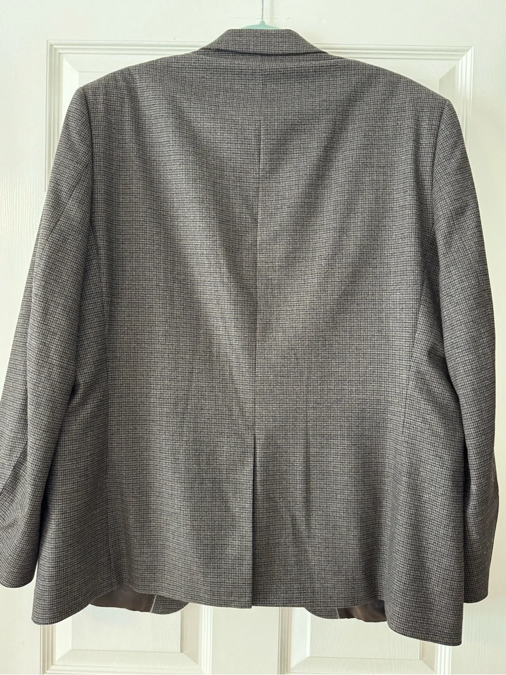 Michael Kors Men's Herringbone Gray Two-Button Blazer